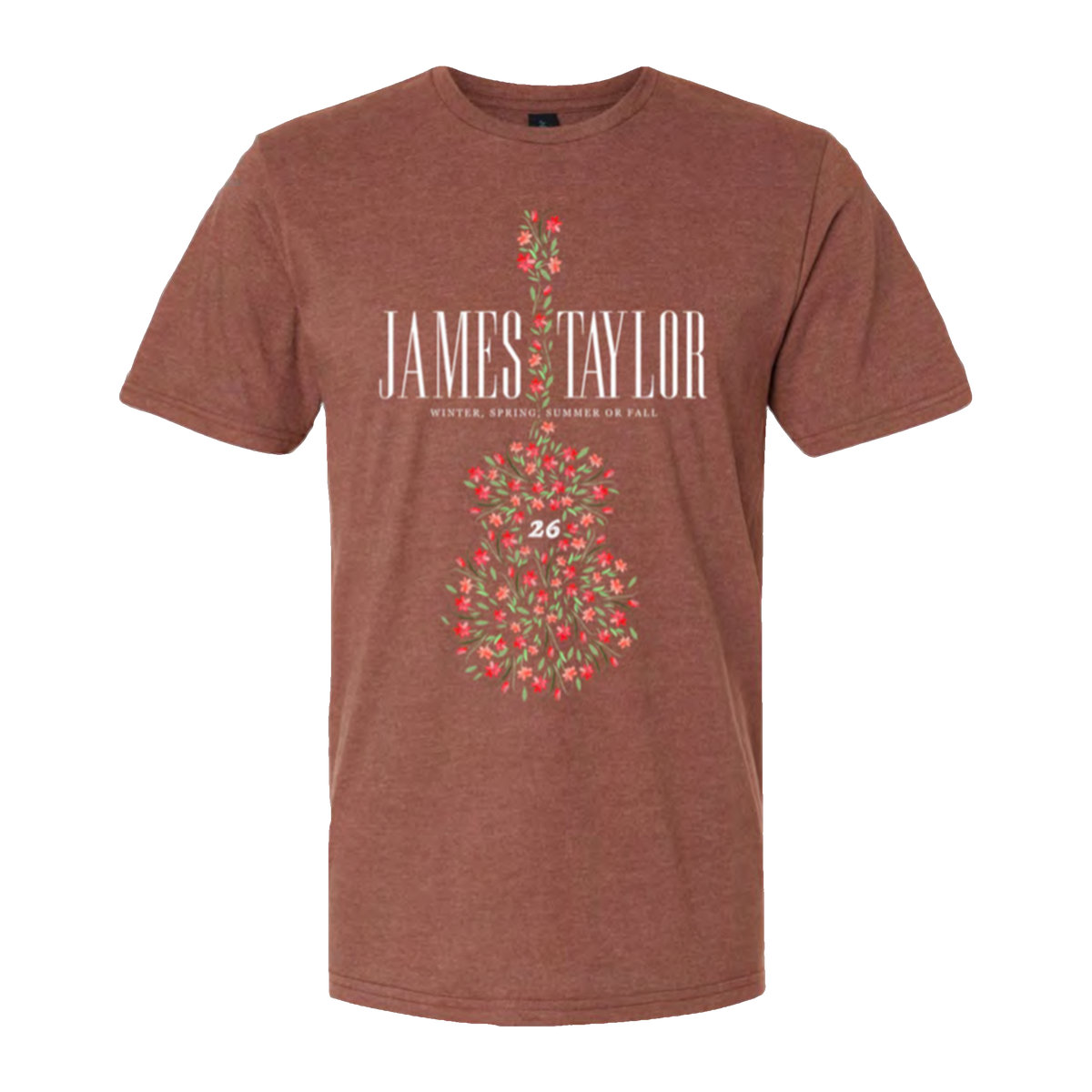 2026 Flower Guitar Tour T-Shirt [Cocoa Mist]