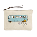 2025 Tour "Bus Ride" Zippered Pouch [Beige]