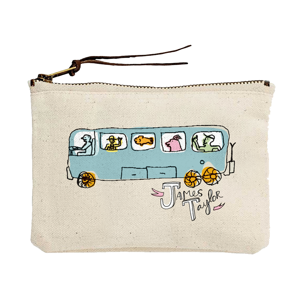 2025 Tour "Bus Ride" Zippered Pouch [Beige]