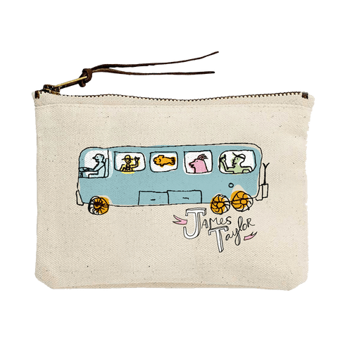 2025 Tour "Bus Ride" Zippered Pouch [Beige]