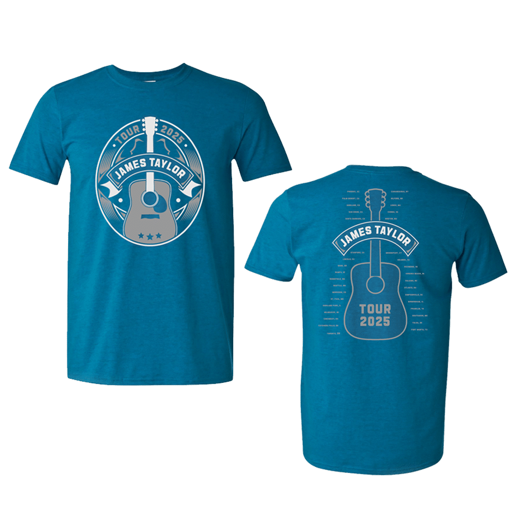 Heather Sapphire Guitar Tour T-Shirt 2025