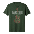 2025 Flower Guitar Tour T-Shirt [Heather Forest Green]